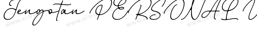 Jengotan PERSONAL US字体转换 Jengotan PERSONAL US字体转换